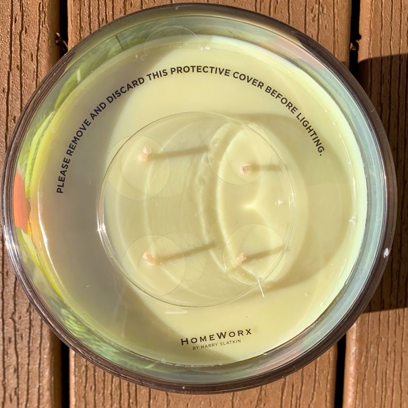 🆕CITRUS AND SPRUCE HARRY SLATKIN HOMEWORX 4 WICK, 18oz CANDLE NWTS! - Picture 3 of 5